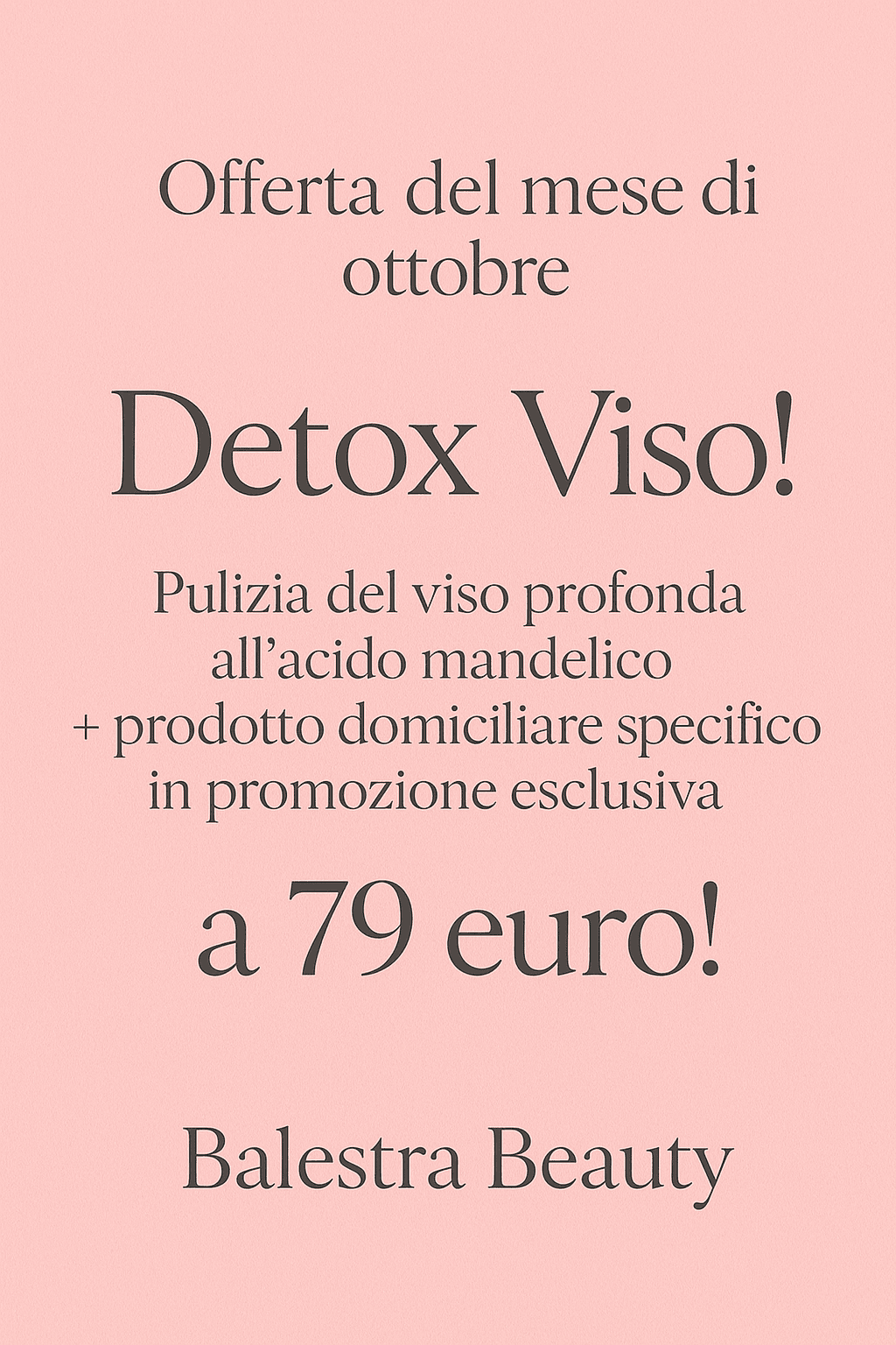 PROMOZIONE OTTOBRE PROMOZIONE OTTOBRE