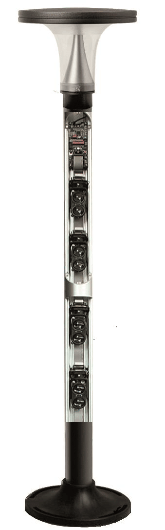 Protezione esterna mimetizzata in lampioncino da giardino Protezione esterna mimetizzata in lampioncino da giardino