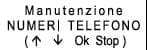 Guida EL.MO. linea HERCOLA: sostituzione numero telefonico Guida EL.MO. linea HERCOLA: sostituzione numero telefonico