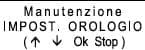 Guida EL.MO. linea HERCOLA: impostare ora e data Guida EL.MO. linea HERCOLA: impostare ora e data