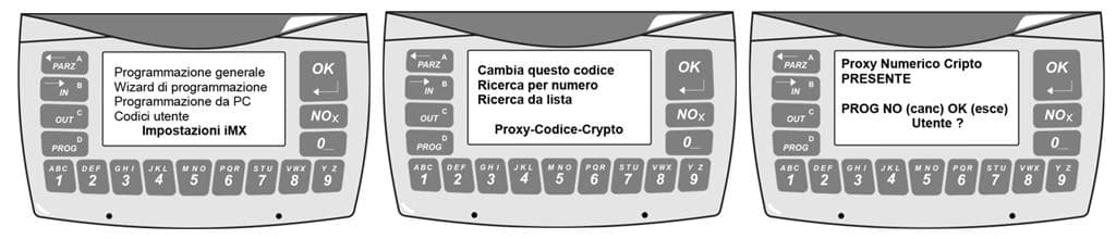 Guida: cambio Codice Utente centrali IMX Guida: cambio Codice Utente centrali IMX