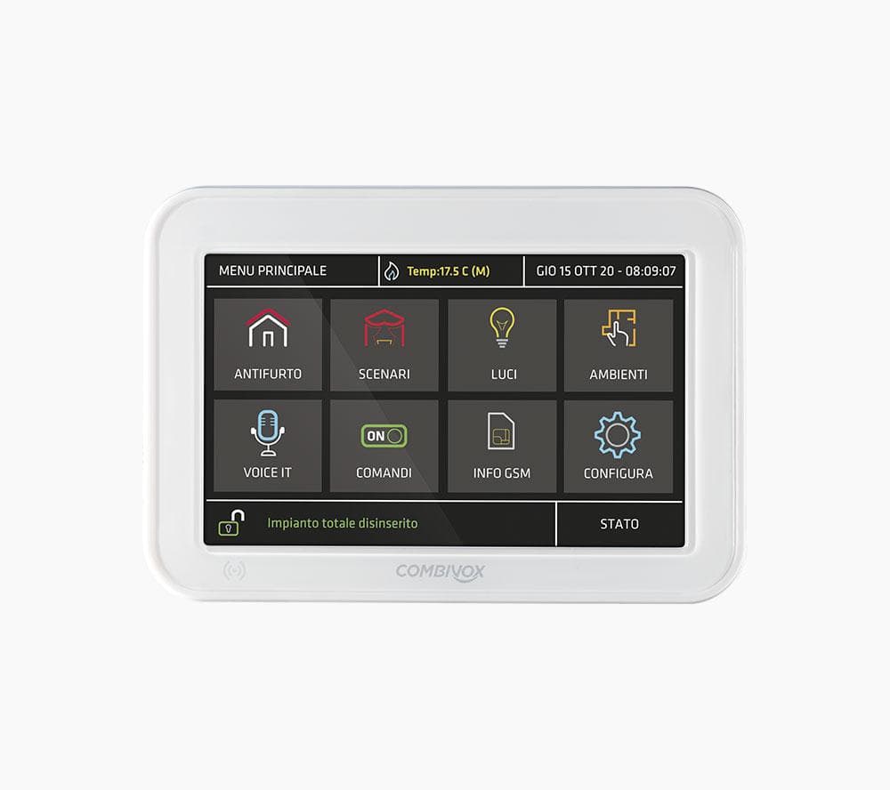 Guida COMBIVOX: esclusione zone da Tastiera Touch Guida COMBIVOX: esclusione zone da Tastiera Touch