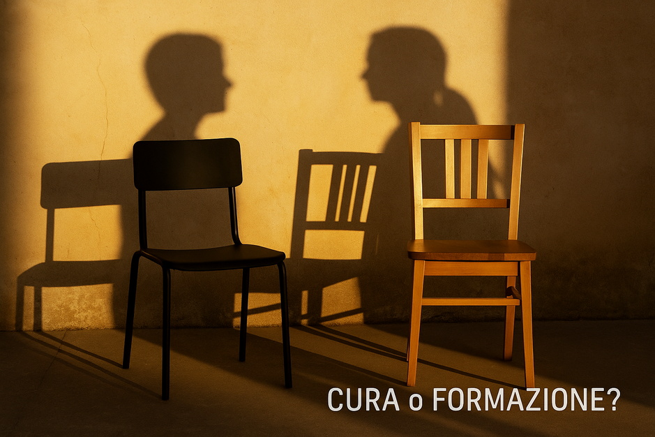 Cura o Formazione? Una domanda che cambia tutto. Cura o Formazione? Una domanda che cambia tutto.