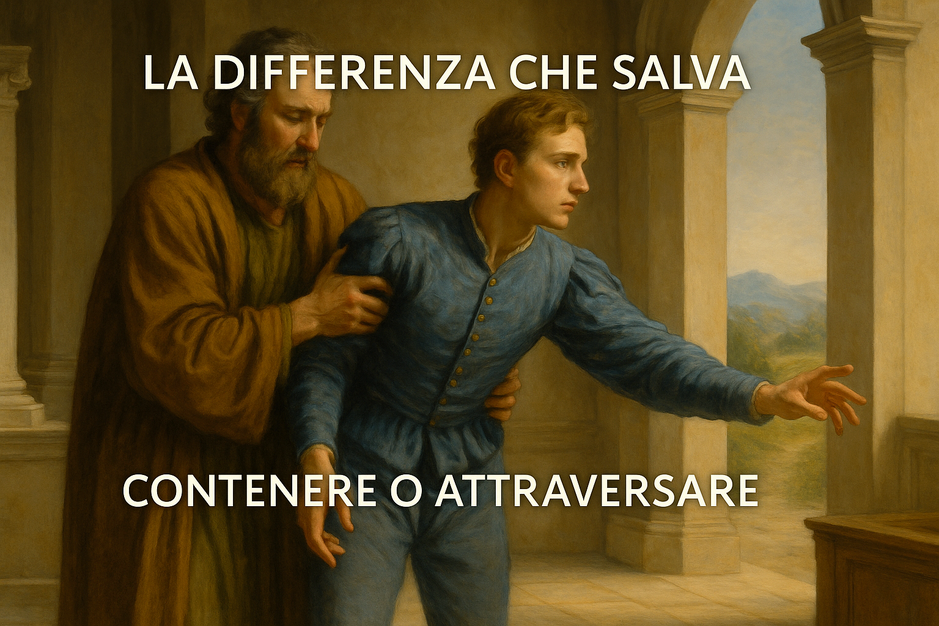 La differenza che salva: contenere o attraversare? La differenza che salva: contenere o attraversare?