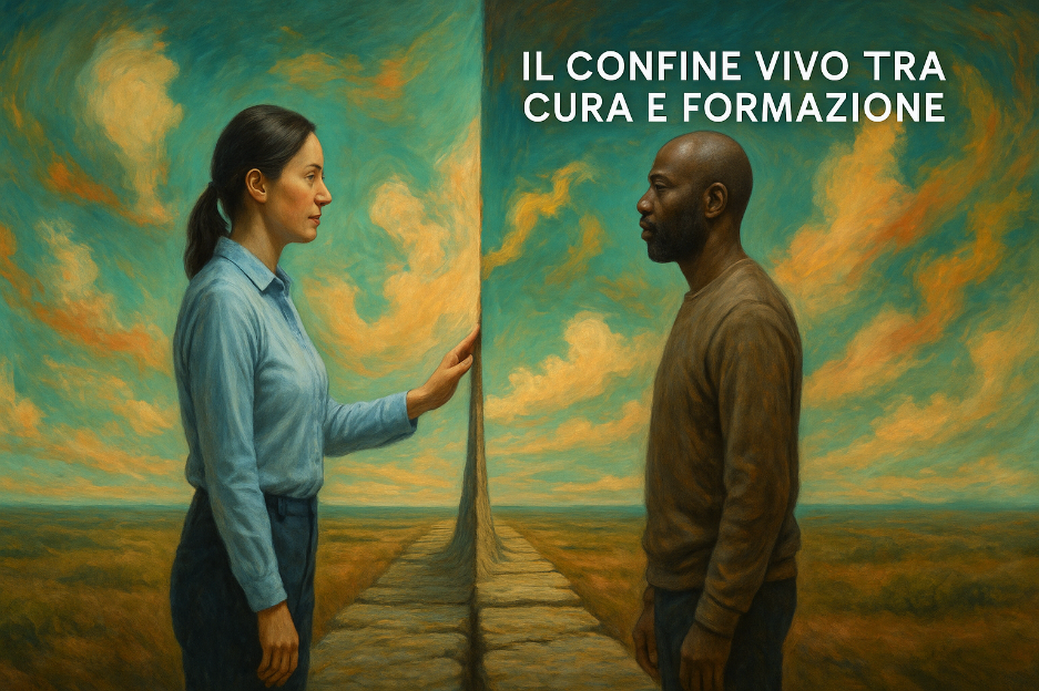 La distanza giusta tra due esseri umani: il confine vivo tra cura e formazione La distanza giusta tra due esseri umani: il confine vivo tra cura e formazione