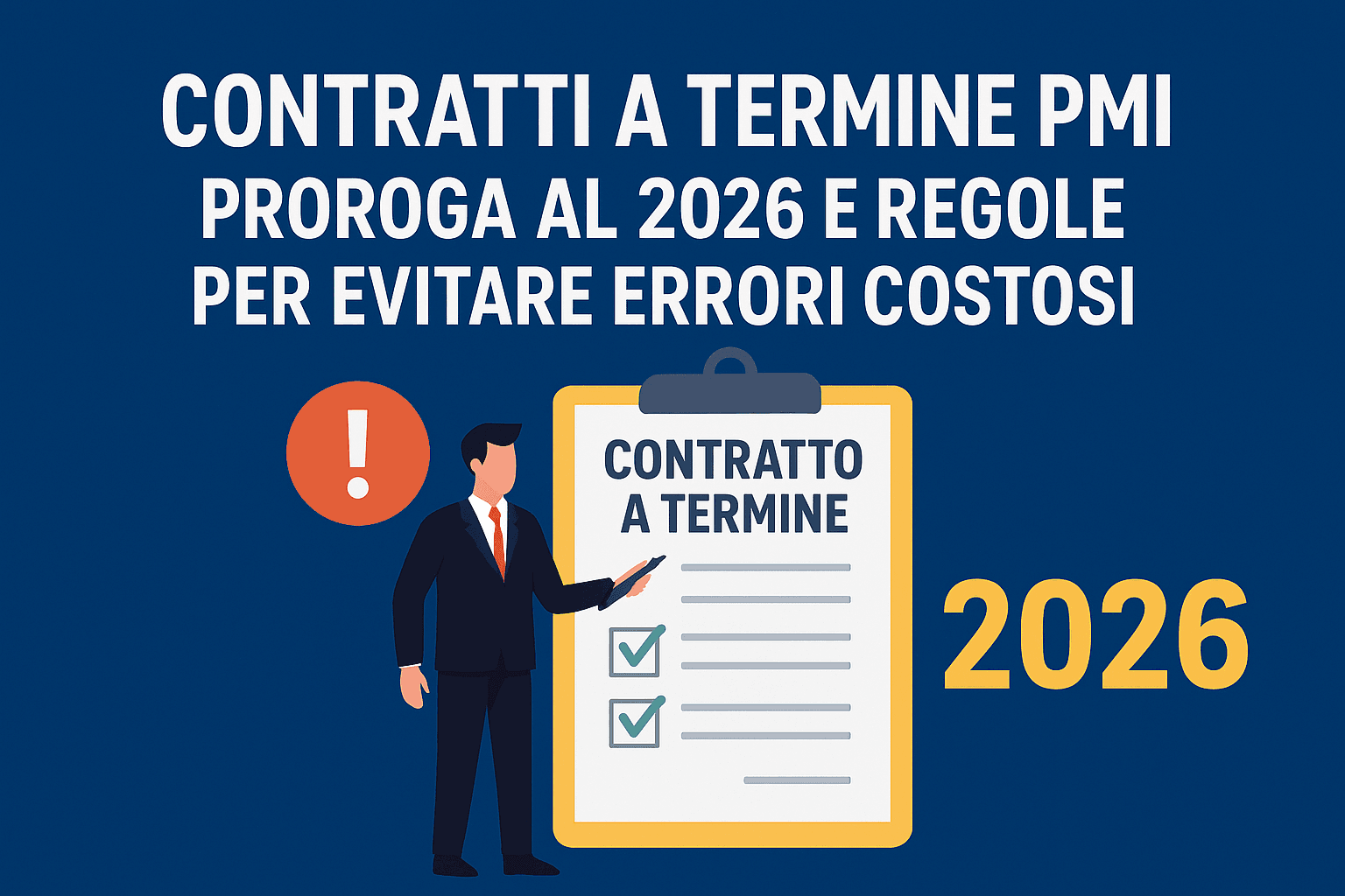 Contratti a Termine: respiro fino al 2026...cercando di evitare le sanzioni Contratti a Termine: respiro fino al 2026...cercando di evitare le sanzioni