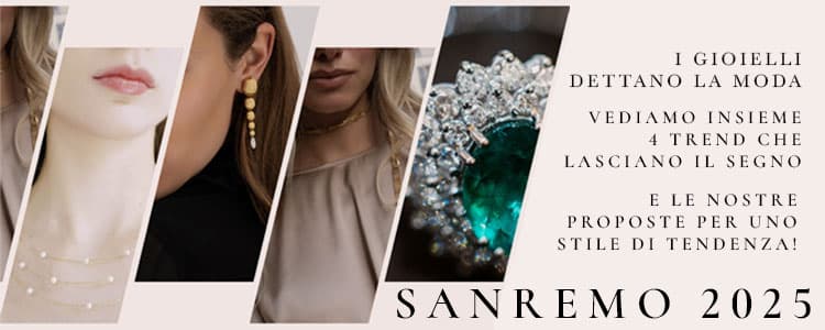 SANREMO 2025: I GIOIELLI DETTANO LA MODA, NON SOLO GLI ABITI SANREMO 2025: I GIOIELLI DETTANO LA MODA, NON SOLO GLI ABITI