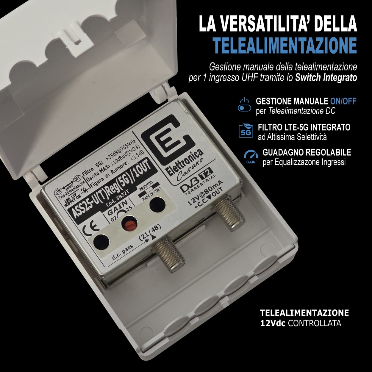 ASS25-U(T)Reg(5G)/1OUT ASS25-U(T)Reg(5G)/1OUT (3832T) Elettronica Cusano