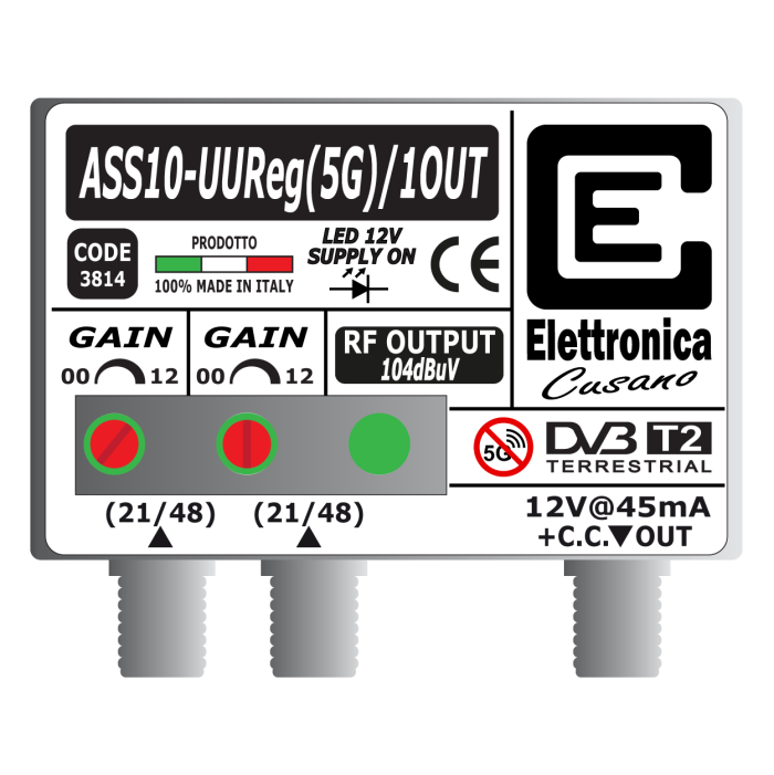 ASS10-UUReg(5G)/1OUT Elettronica Cusano ASS10-UUReg(5G)/1OUT Elettronica Cusano