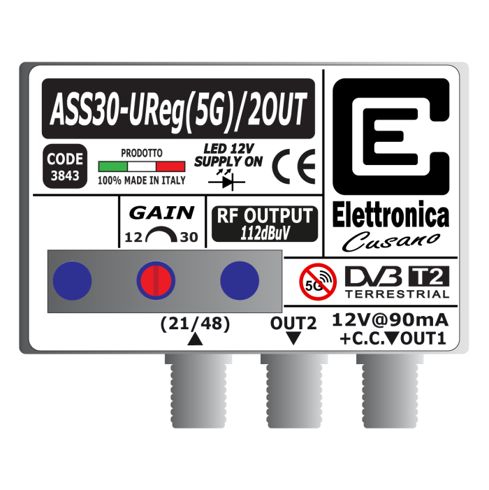 ASS30-UReg(5G)/2OUT Elettronica Cusano ASS30-UReg(5G)/2OUT Elettronica Cusano