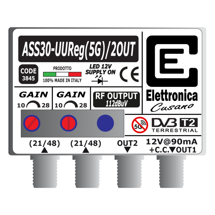 ASS30-UUReg(5G)/2OUT Elettronica Cusano ASS30-UUReg(5G)/2OUT Elettronica Cusano
