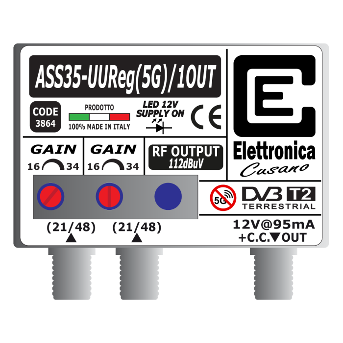 ASS35-UUReg(5G)/1OUT Elettronica Cusano ASS35-UUReg(5G)/1OUT Elettronica Cusano
