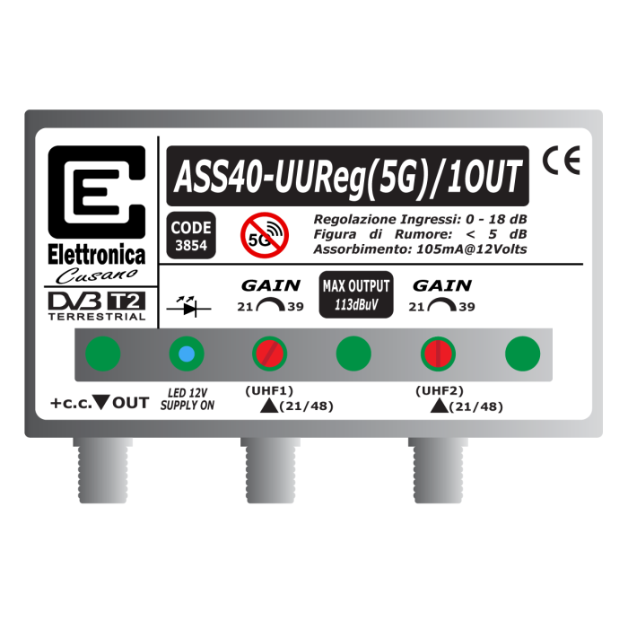ASS40-UUReg(5G)/1OUT Elettronica Cusano ASS40-UUReg(5G)/1OUT Elettronica Cusano