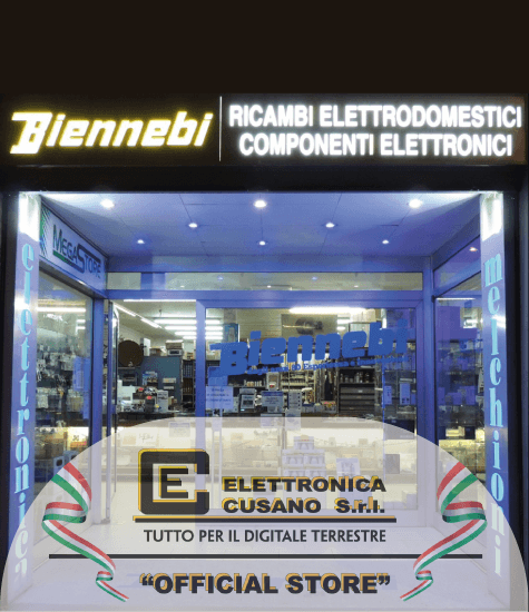 Vedi scheda completa - Biennebi S.r.l. <p><strong>Rivenditore Autorizzato<br /></strong><strong>Titolare:</strong> Luca Bonaccorsi<br /><strong>Focus:</strong> Componentistica per il bilanciamento dell'impianto.<br /><strong>Offerta:</strong> Amplificatori (anche di linea), Alimentatori e sistemi di divisione segnale (Splitter).</p>