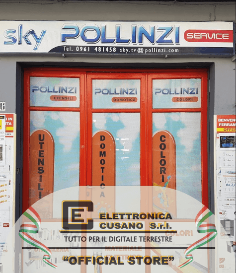 Vedi scheda completa - Pollinzi Forniture <p><strong>Rivenditore Autorizzato<br /></strong><strong>Titolare:</strong> Tommaso Pollinzi<br /><strong>Focus:</strong> Riferimento locale per elettronica essenziale.<br /><strong>Offerta:</strong> Amplificatori da palo, Alimentatori retro TV e partitori di segnale.</p>