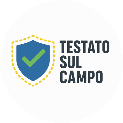 Verificata su impianti reali – test sul campo con misuratore professionale Verificata su impianti reali – test sul campo con misuratore professionale