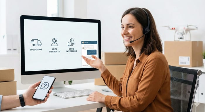 Assistenza Clienti e Logistica B2B | Elettronica Cusano Assistenza clienti Elettronica Cusano per installatori e rivenditori: supporto spedizioni, area riservata e gestione ordini B2B
