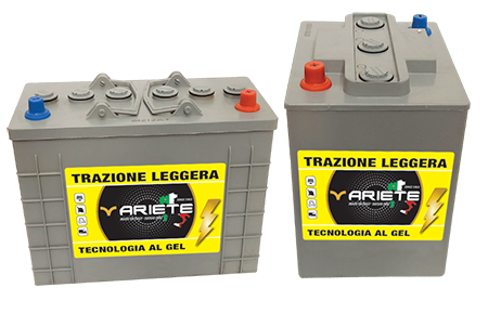 Batterie per trazione leggera GEL cicliche Batterie per trazione leggera GEL cicliche