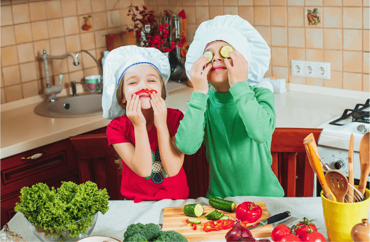 4 ricette salate da fare con i bambini in inglese