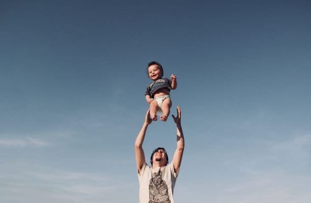 Biglietto Di Auguri Per Papà 'We Love You Dad' - Formato A5 Con Busta - Interno Vuoto - Finitura Opaca