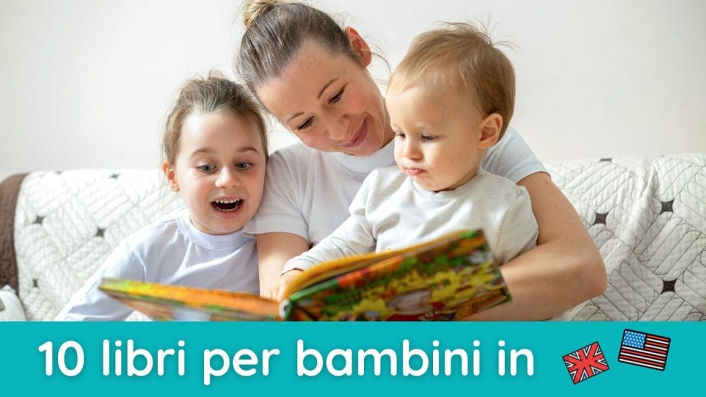 Mamma che legge in inglese ai suoi bambini