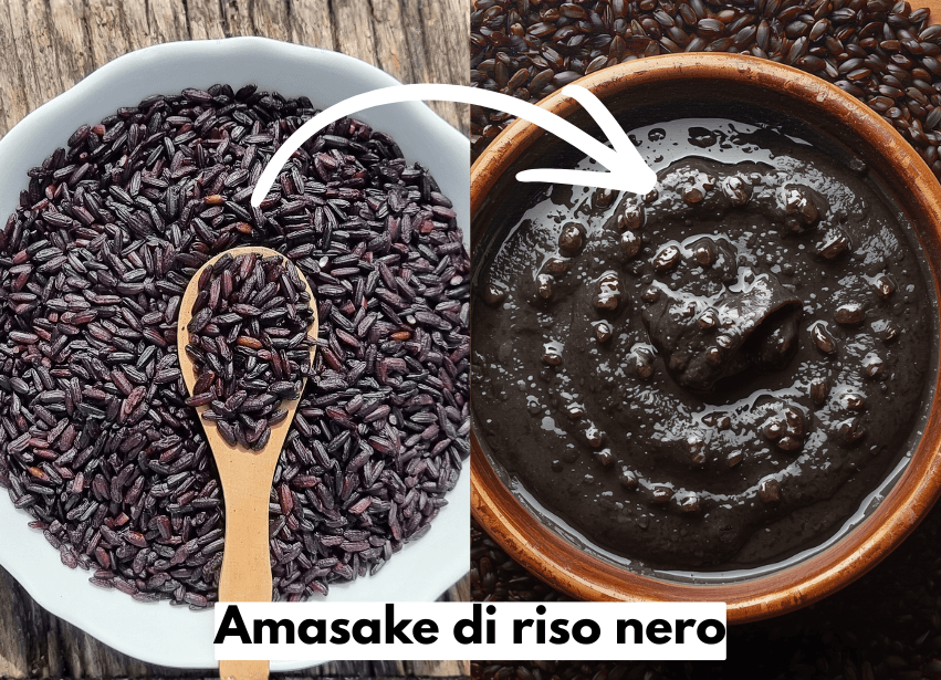 Amasake di riso nero: ricetta con riso Venere e koji Amasake di riso nero: ricetta con riso Venere e koji