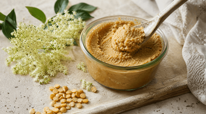 Miso ai fiori di sambuco: ricetta, dosi, tempi e metodo Noma Miso ai fiori di sambuco: ricetta, dosi, tempi e metodo Noma