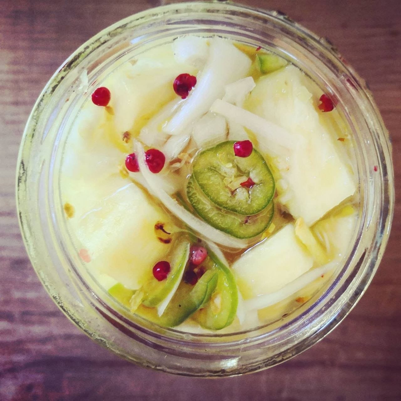 Ananas piccante lacto-fermentata