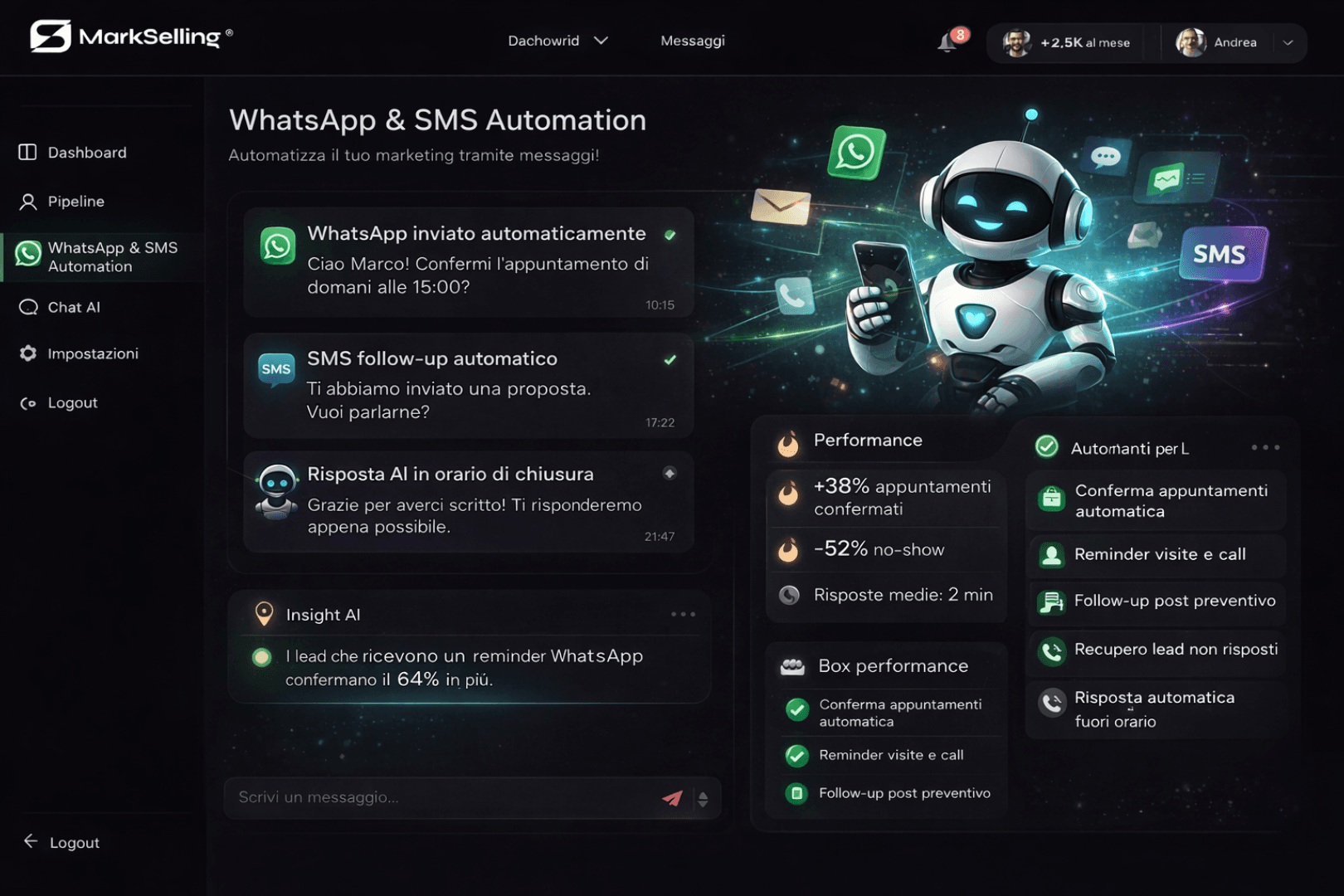 WhatsApp + SMS Automation