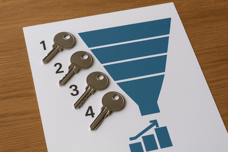 4 Keys to creating a sales funnel 4 Keys to creating a sales funnel