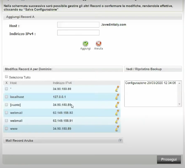 Framework360 - Domain Configuration screenshot
