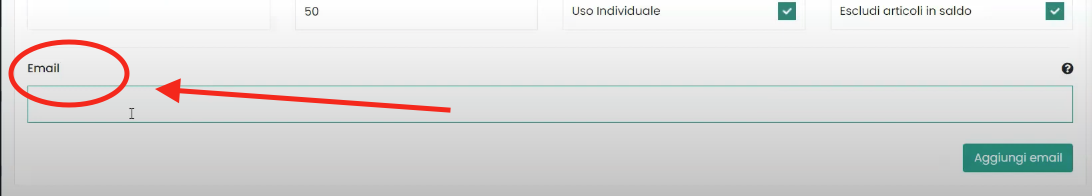 Screenshot Framework360 - Creating Discount Coupons