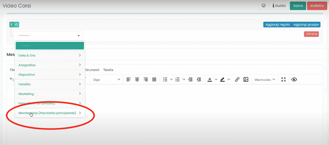 Screenshot Framework360 - Creating and selling video courses