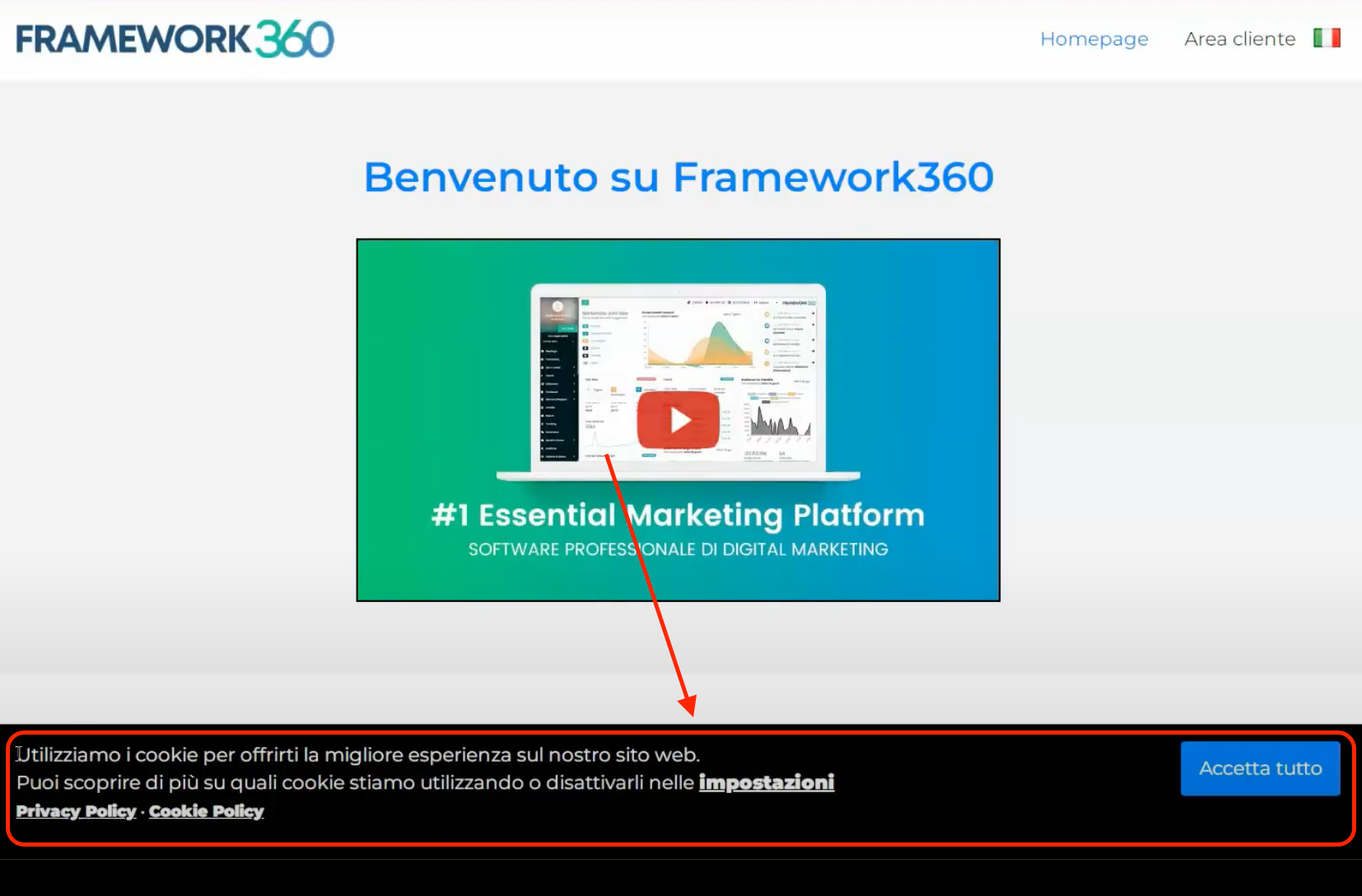 Framework360 - GDPR Plugin Screenshot