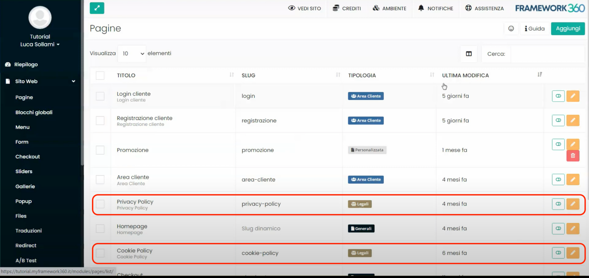 Framework360 Screenshot - GDPR Plugin