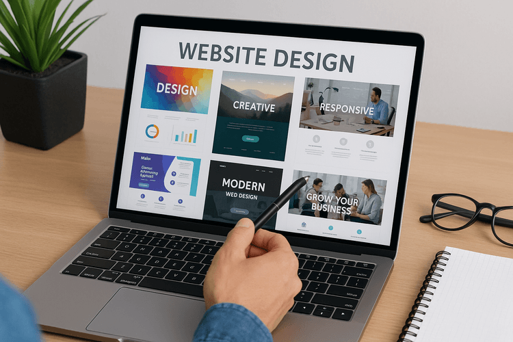 Sélectionner un design attrayant pour votre site web Sélectionner un design attrayant pour votre site web