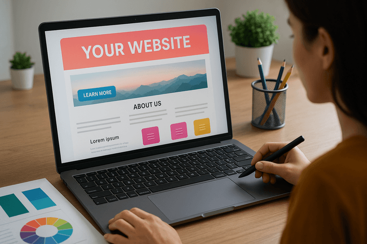 Créez un site web attrayant