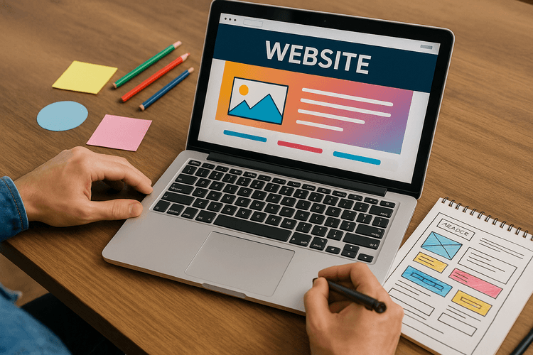 Création d'un site web attrayant Création d'un site web attrayant