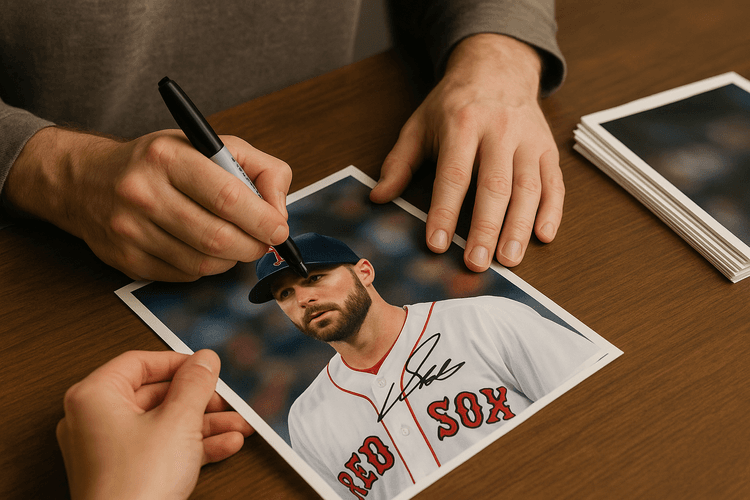 Préparez les autographes pour la vente Préparez les autographes pour la vente