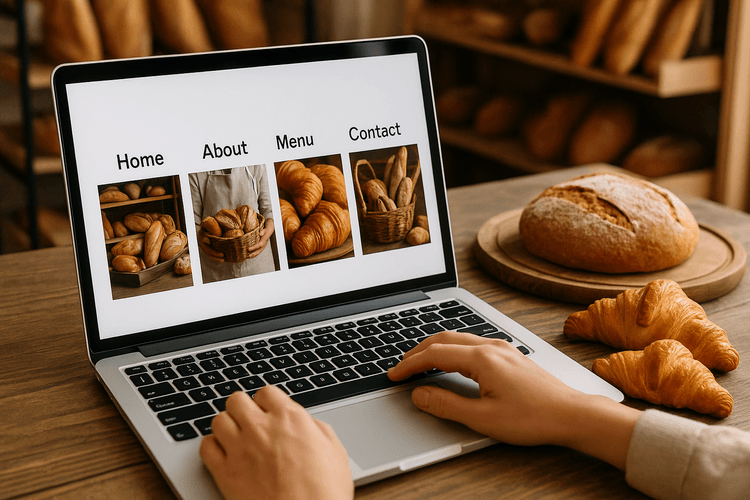 Créer les pages essentielles du site web pour une boulangerie Créer les pages essentielles du site web pour une boulangerie