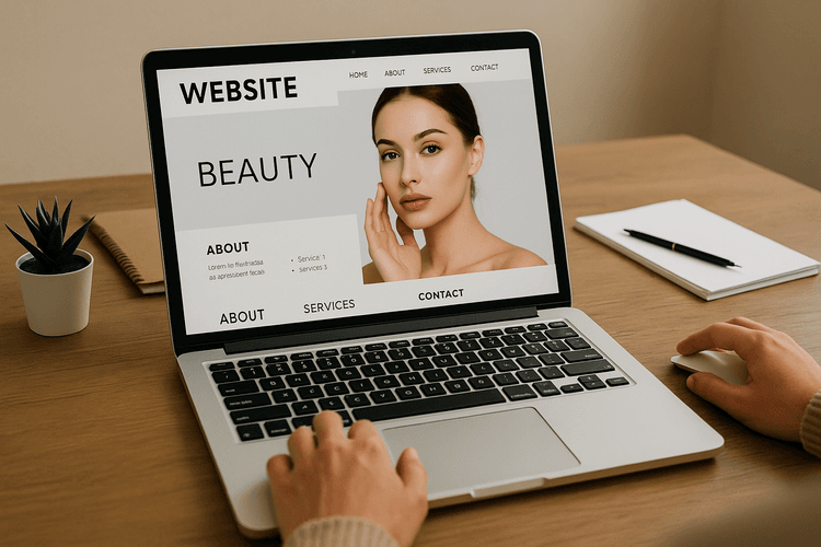 Como criar um site para centro estético