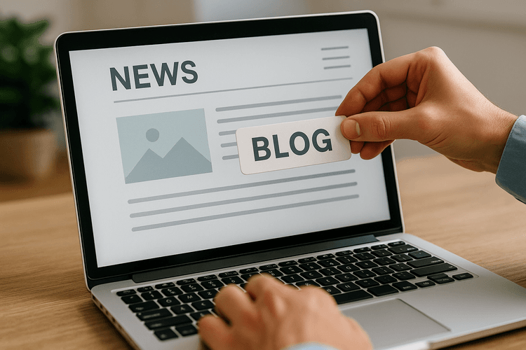 Ajouter un blog ou une section d'actualités Ajouter un blog ou une section d'actualités