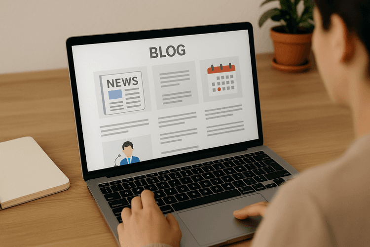 Ajouter une section blog pour promouvoir des nouvelles et des événements Ajouter une section blog pour promouvoir des nouvelles et des événements