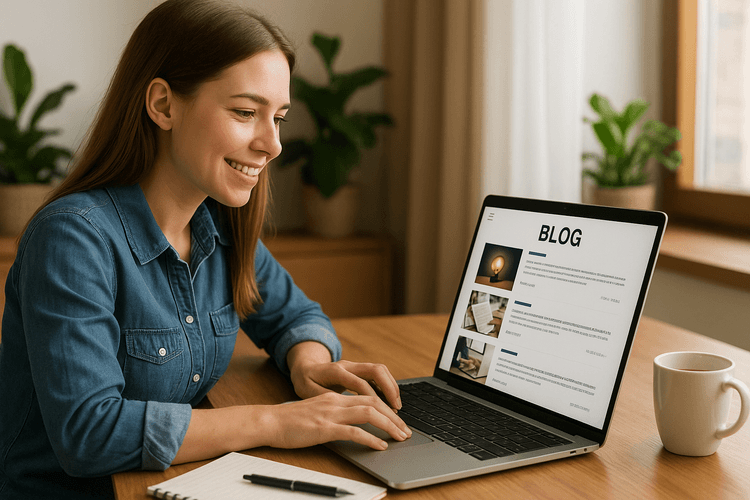 Adicionar uma seção de blog para compartilhar dicas e notícias Adicionar uma seção de blog para compartilhar dicas e notícias