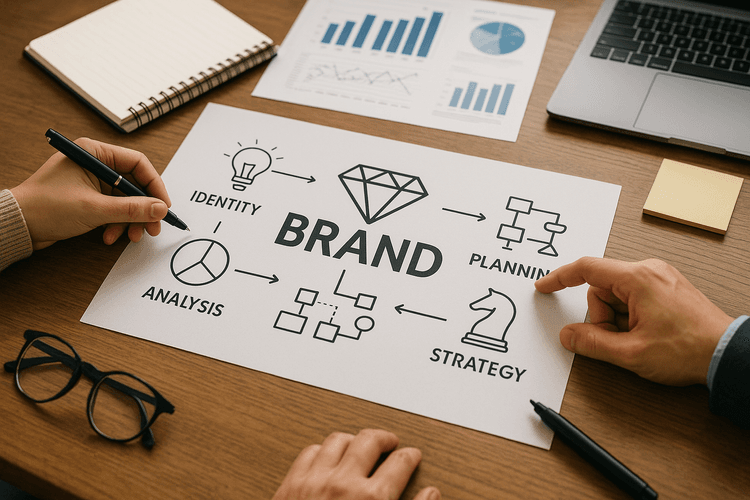 Comment créer une identité de marque réussie : phase analytique et planification Comment créer une identité de marque réussie : phase analytique et planification