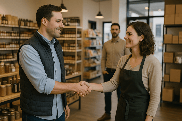 Étendre l'entreprise grâce à des partenariats avec d'autres magasins ou distributeurs Étendre l'entreprise grâce à des partenariats avec d'autres magasins ou distributeurs
