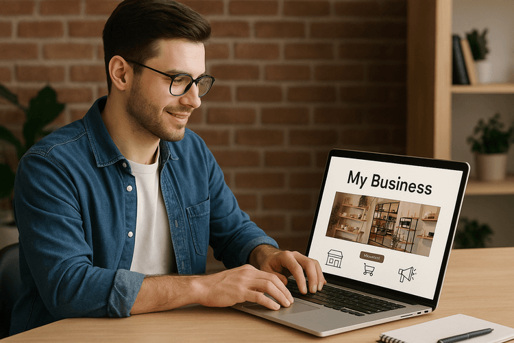 Crée un site web pour ton activité
