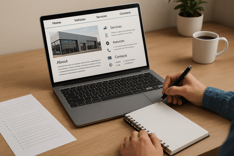 Creación de contenido para el sitio web del concesionario: descripción de la empresa, información sobre vehículos, servicios ofrecidos, contactos, etc. Creación de contenido para el sitio web del concesionario: descripción de la empresa, información sobre vehículos, servicios ofrecidos, contactos, etc.