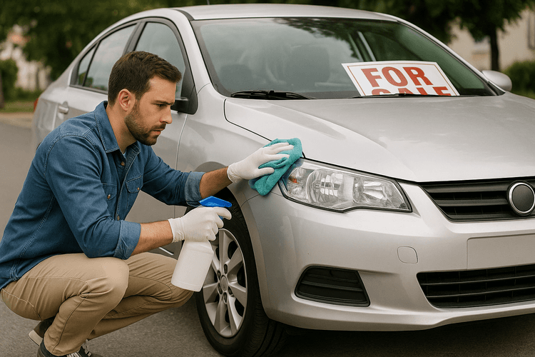 Préparer la voiture à la vente