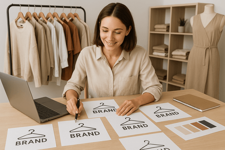 Créez votre identité de marque pour votre magasin de vêtements Créez votre identité de marque pour votre magasin de vêtements
